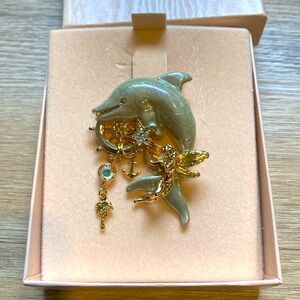 Kirks Folly Dolphin fairy pin